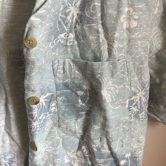 Vintage Columbia Cotton Button Down Short Sleeve Top - Picture 3 of 6